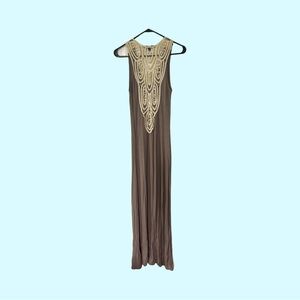 Maxi Sundress with crochet detail